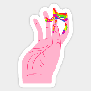 Queer liquid Sticker